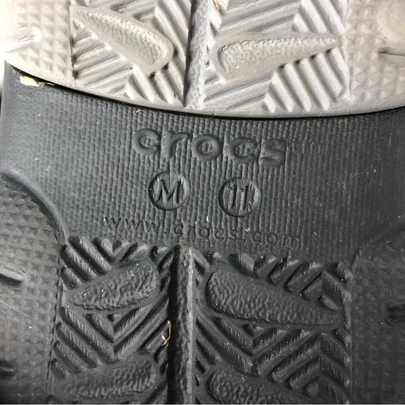 Mens Black Crocs Size 11 - Picture 6 of 6